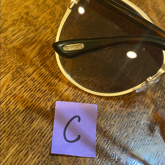 Tom Ford Penelope “C” Brown Gold Butterfly TF320 Tortoise Sunglass 28F 59-15 130 main image 10